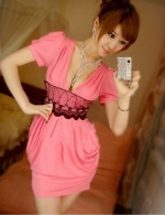Super sexy lace dress 14775 received hip pockets