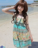 fresh seaside air and colorful cotton dress harness