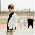 the new Golden Princess Puff jacket pearl buttons