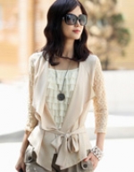 new autumn fashion ladies lace jacket hollow