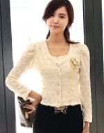 new Korean gold buckle Puff jacket - do not deserve corsage