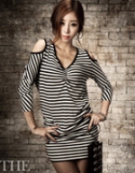 striped dress new personality