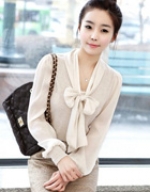 bow-style leisure shirt