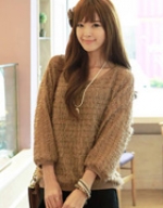 explosion models Korean version of the new fall and winter clothes sweaters sweet pine needles down
