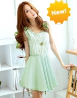 color stripes Fashion Skirt Dress