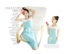 Korean girl at waist Slim Halter Dress