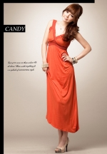 Elegant resort style black striped cotton dress