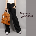 Leisure·trousers black