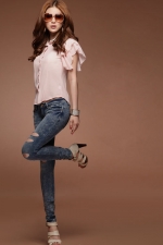 Short Sleeve Chiffon Style 161