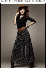 New long pants chiffon style leo