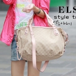 dichroism (pink, beige) new female star of the big bag dual-use package simple leisure