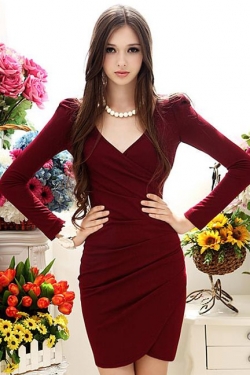 Silky Cotton One-piece Dress