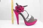Temperament / elegant / stylish / flower / fashion fabric / waterproof high-heeled stilett