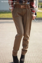 2011 The new high-grade woolen feet pants / trousers casual trousers with double