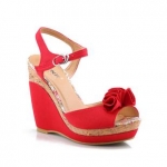 Roll Nari / renr sweet little flowers shoes canvas material