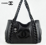 Korean female star of the same package shall boiled thick chain double C chain
