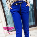 New to send a small silver belt splicing Slim 2011 feet trousers