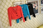 simple gas field! Shrug short coat three-color