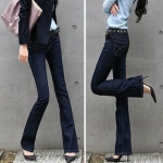 Korean version of the OL in the waist plus a large yard thick velvet warmth factor version