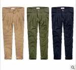 Korea overalls straight hair genuine multi-color fold fabric pants casual pants
