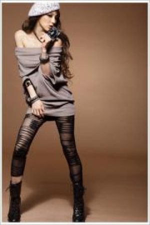 fashion dress Lapel flying squirrel sleeve package hip dress